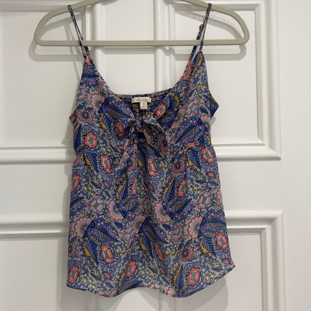 Tie in front Ella moss cami